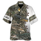 Crocodile Hunting Hawaiian Shirt Pattern View For Lightweight Everyday Style