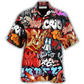 Graffiti Art Hawaiian Shirt For Beach Parties Vacation Travel And Relaxed Casual Style