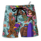 Surfing Bigfoot Beach Shorts For Casual Day Trips And Everyday Comfort