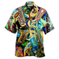 Saxophone Music Second Language Hawaiian Shirt Design Detail For Beach Days And Holiday Travel