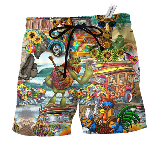 Hippie Beach Shorts For Casual Day Trips And Easy Warm Weather Wear