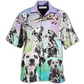 Dog Dalmatian Galaxy Hawaiian Shirt Artwork View For Weekend Travel And Beach Style