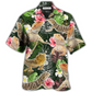 Tropical Dragon Bearded Leaf Hawaiian Shirt Design Detail For Beach Days And Holiday Travel