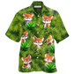Fox 3D Animator Hawaiian Shirt Pattern View For Relaxed Warm Weather Outfits