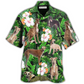 Tropical Floral Greyhound Hawaiian Shirt For Tropical Parties Vacation Travel And Casual Summer Style