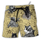Cat Warrior Beach Shorts For Coastal Adventures And Relaxed Casual Wear