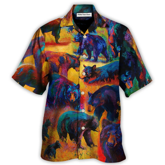 Bear Masters Survival Hawaiian Shirt Artwork View For Coastal Escapes And Resort Style