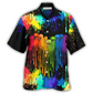 Rainbow Pride And Skull Hawaiian Shirt For Beach Vacations Casual Parties And Warm Weather Style