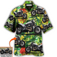 Tropical Floral Motorcycle Custom Photo Hawaiian Shirt Design View For Resort Travel And Thoughtful Gifting