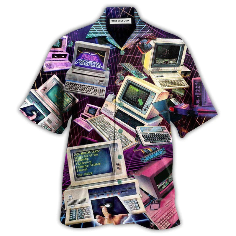 Hardware Give Power Hawaiian Shirt Pattern View For Relaxed Warm Weather Outfits