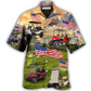 Car Golf Independence Day Club Hawaiian Shirt Pattern Detail For Summer Holidays And Outdoor Fun