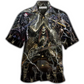 Dark Guitar Hawaiian Shirt For Vacation Getaways Resort Wear And Casual Celebrations