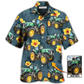 Tropical Tractor Custom Photo Hawaiian Shirt Pattern Detail For Summer Holidays And Outdoor Fun