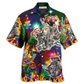 Christmas Hot Rod Hawaiian Shirt For Tropical Getaways Outdoor Fun And Everyday Wear