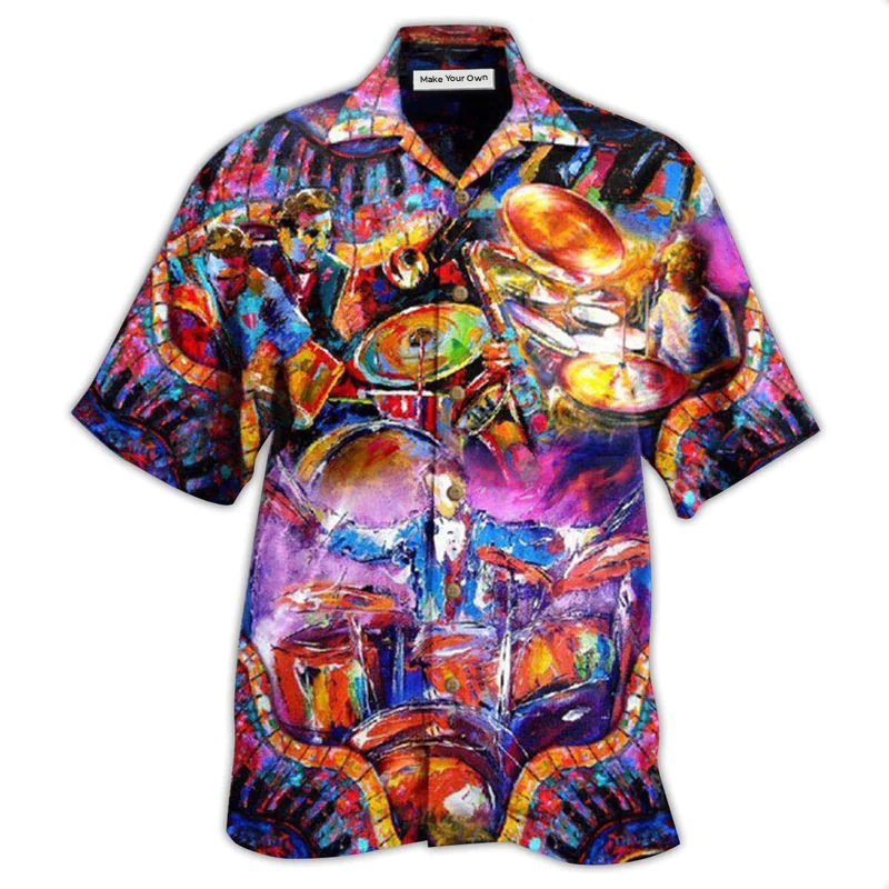 Drum Music Kill Silient Hawaiian Shirt For Coastal Adventures And Warm Weather Wear