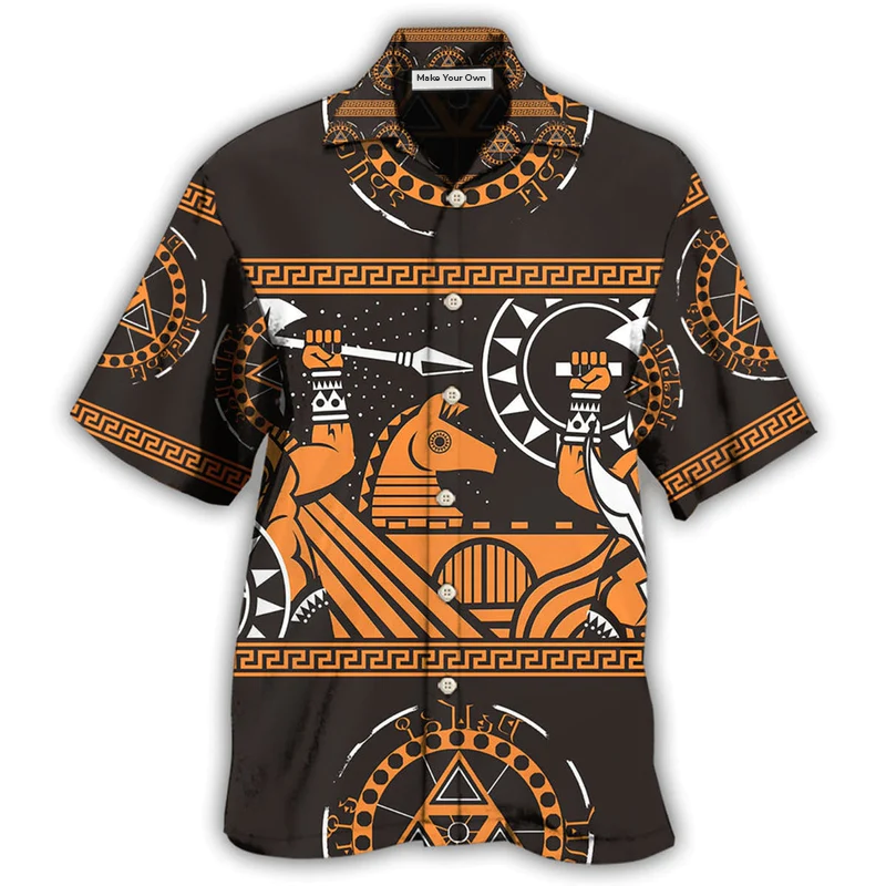 Ancient Warrior Hawaiian Shirt For Island Vacation Beach Days And Thoughtful Gifting