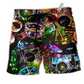 Music All You Need Is A Drum Kit Or Two Or Five Beach Shorts For Beach Days And Casual Style