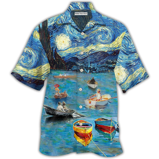 Boat Hawaiian Shirt For Island Trips Summer Gatherings And Comfortable Daily Wear