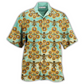 Sunflower Honey Bee Hawaiian Shirt For Island Trips Summer Gatherings And Comfortable Daily Wear