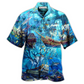 Ship Underwater Treasures Forgotten Hawaiian Shirt Design View For Casual Summer Styling