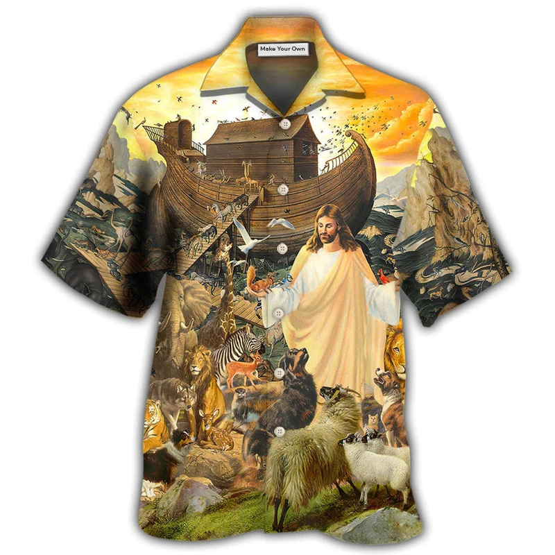 Faith Animal Rescue Bless Hawaiian Shirt Design Detail For Sunny Adventures And Casual Wear