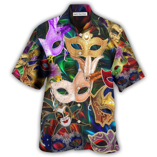 Mardi Gras Hawaiian Shirt For Beach Getaways Resort Outings And Thoughtful Gifting