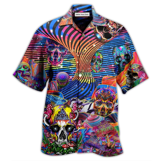 Bohemian Hawaiian Shirt Artwork View For Coastal Escapes And Resort Style