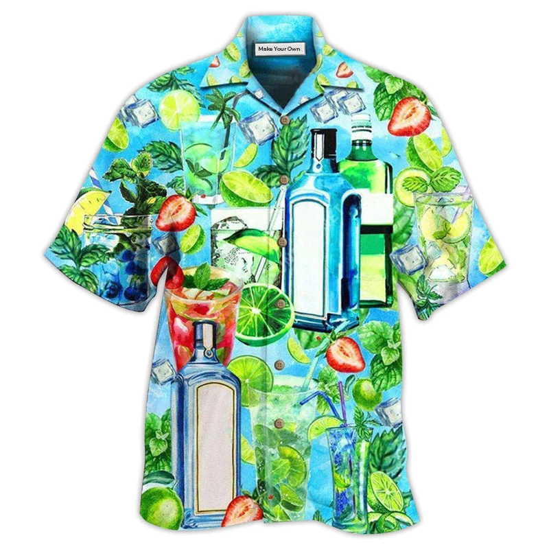 Cocktail Sometimes Mojito Hawaiian Shirt For Coastal Adventures And Warm Weather Wear
