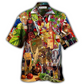 Wine Independence Day Hawaiian Shirt Pattern View For Lightweight Everyday Style