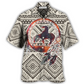 Bohemian Peace Feather Hawaiian Shirt For Coastal Adventures And Warm Weather Wear