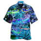 Blue Boat Hawaiian Shirt For Vacation Getaways Resort Wear And Casual Celebrations