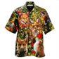 Festive Christmas Foxmask Hawaiian Shirt Design View For Resort Travel And Thoughtful Gifting