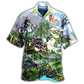 Bicycle Hawaiian Shirt For Coastal Vacations Warm Weather Events And Daily Style