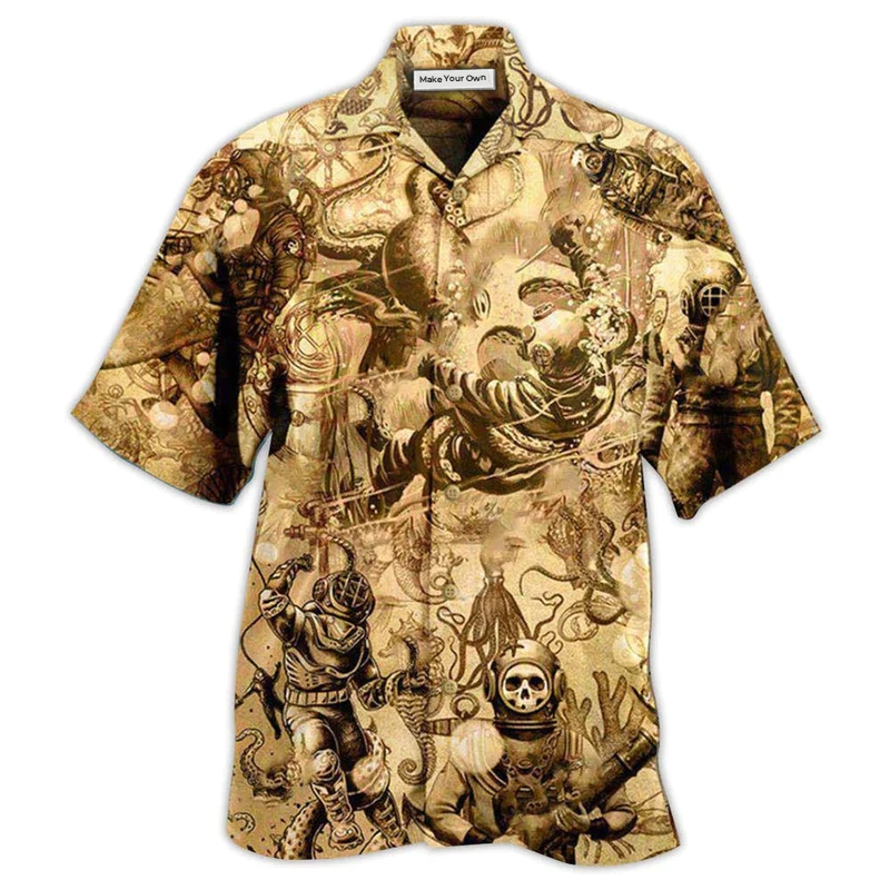 Ocean Beach Dive Discovery Hawaiian Shirt For Poolside Relaxation And Sunny Getaways