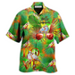 Parrot Summer Hawaiian Shirt Artwork Detail For Tropical Trips And Casual Outings