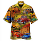 Truck Road Trip Pickup Village Hawaiian Shirt For Summer Events And Casual Outdoor Wear