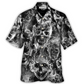 Skull Smoke Kill Hawaiian Shirt Pattern Detail For Vacation Travel And Daily Wear