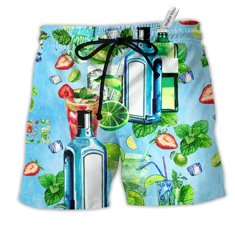 Cocktail Sometimes All You Need Is A Mojito Beach Shorts For Beach Gatherings And Travel