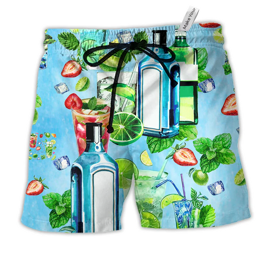 Cocktail Sometimes All You Need Is A Mojito Beach Shorts For Beach Gatherings And Travel