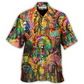 Bohemian American DNA Hawaiian Shirt Artwork View For Weekend Travel And Beach Style