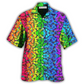 Colorful Rainbow Pride And Butterfly Hawaiian Shirt For Summer Travel Coastal Events And Thoughtful Gift Giving