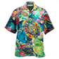 Colorful Turtle Sea Hawaiian Shirt For Coastal Adventures And Warm Weather Wear