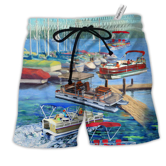 Pontoon Beach Shorts For Coastal Adventures And Comfortable Daily Use