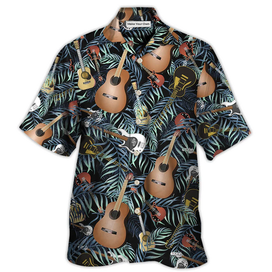 Guitar Hawaiian Shirt For Beach Days Resort Trips And Relaxed Everyday Style