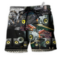 Music Great Music From Great Studio Black Beach Shorts For Creative Warm Weather Outfits