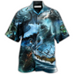 Greek Mythology Amazing Poisedon Hawaiian Shirt Artwork Detail For Resort Trips And Outdoor Activities