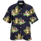 Tropical Floral Frog Hawaiian Shirt For Island Trips Summer Gatherings And Comfortable Daily Wear