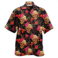 Floral Skull Hawaiian Shirt For Coastal Adventures Summer Events And Everyday Comfort