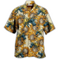 Sunflower Honey Bee Hawaiian Shirt For Coastal Adventures Summer Events And Everyday Comfort