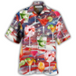 Cocktail Independence Day Drink Hawaiian Shirt For Summer Vacation And Beach Travel